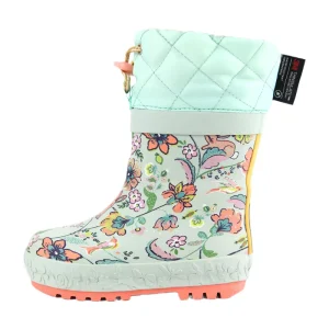 Waterproof Boots Boy Girl Kids Rubber Rain Boots Fashion Warm Children Rain Boots