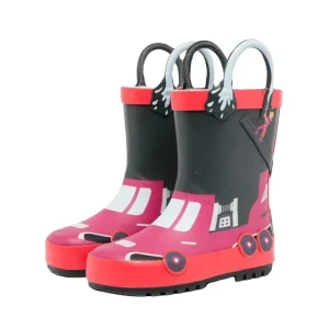 Waterproof Children’s Rain Boots in Rainy Days Primary School Students’ Medium Sleeve Overshoes Rubber Boys and Girls’ Shoes