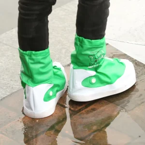 Waterproof Disposable Lightweight Cute Rain Shoe Protective Anti slip PVC Boot Cover for Boys Summer Autumn Winter