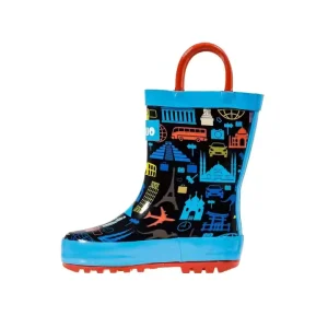 Waterproof Kid’s Cartoon Rain Boot Girls’ Fancy Shoes for All Seasons Summer Winter Autumn