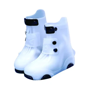 Waterproof Motorcycle Biker Reflective Kids Anti slip Reusable Rain Boot Shoes Footwear Cover
