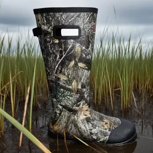 Waterproof Natural Rubber Rain Boot Winter Neoprene Horse Garden Snake Fishing Farming Camo Hunting Boots for Men
