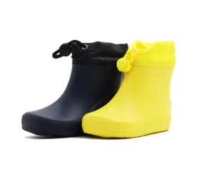 Waterproof Outdoor Toddler Shoes Custom Kids Wide Toe Cute Flat Sole Children Rubber Rain Boots