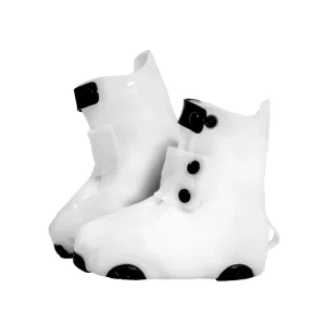 Waterproof PVC Children Flat Non Slip Overshoes Rain Boots Over Shoe for Kids