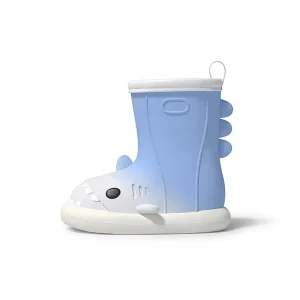 Waterproof PVC Ultra-Thin Ankle Rain Boots for Kids Boys & Girls Cartoon-Themed School & Outdoor Use