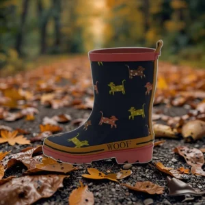Waterproof Rain Boots for Kids Girls Babies Light Weight Hard Wearing Toe High Style Rubber for Winter Summer Autumn