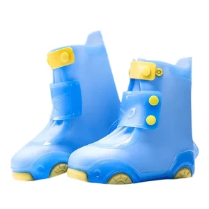 Waterproof Rainboots for Kids Boys Girls Zipper Anti Slip Rain Shoes Children’s Cover Shoes