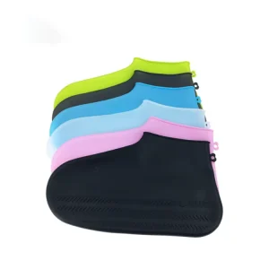 Waterproof Reusable Silicone Non Slip Shoe Covers for Kids Windproof Lightweight Foldable Overshoes