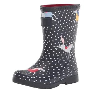 Waterproof Rubber Rain Boots for Kids Printed Outdoor Footwear