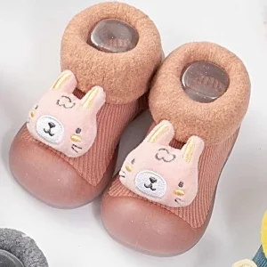 Wear Resistant Cotton Baby Pre Walker Shoes Comfortable Breathable Infant Indoor Shoes