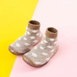 Wear-Resistant TPE Sole Kids Walker Shoes Shock-Absorbing Breathable Anti-Slip Shoes Boys & Girls Outdoor Casual Shoes