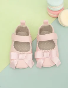 Wedding Party Cotton Soft Sole New Design Princess Prewalker Infant Dress Baby Girl Shoes