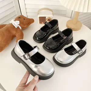 Western Style Dress Shoes Oxfords for Children Fashion New Design Casual Flat Shoes Girls Kids British School Shoes