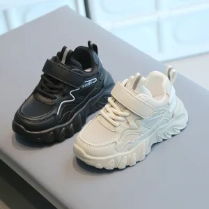 White Black Kids Children Sport Shoes School Sport Shoes Casual Sneakers