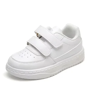 White Children Breathable Non-slip Sport Running Sneakers Casual Boys and Girls White Sport School Shoes