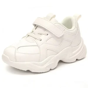 White Factory Boys Girls Kids Running Shoes School Shoes Children Sneakers Sport Shoes Custom Logo