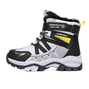 Winter Anti Slip Waterproof Thermal Soft Warm Children Breathable Flexible Snow Boots Shoes for Outdoor