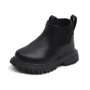 Winter Autumn Baby Outwear Shoes Pu Leather Thickening Boys Girls Boots