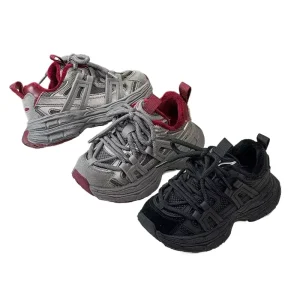 Winter Children Boys Girls Platform Casual Wear-resistant Comfortable Daddy Shoes Kids Toddler Plush Anti Slip Running Sneakers