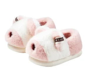 Winter Children Cotton Shoes Boys Girls Warm Baby Home Heel Non slip Infant Plus Velvet Cotton Shoes