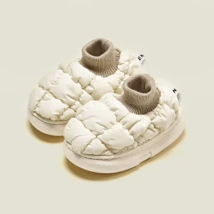 Winter Children Home Slippers Baby Girls Plush Warm Slides Boys Indoor Kids Cute Shoes Stock