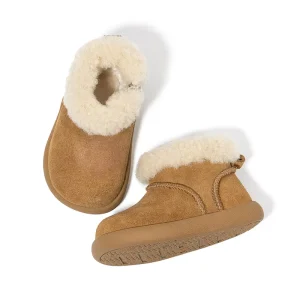Winter Cotton Baby Shoes Girls Short Ankle Boots Boys Toddler Slip-On Flat Warm Winter Baby Snow Boots
