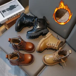 Winter High Quality Children Boots Shoes Unisex Little Kids Boots
