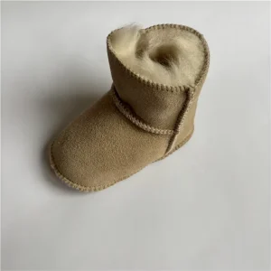 Winter Kids Fur Leather Boots