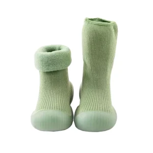 Winter Thick Toddler Sock Shoes Baby Boys Girls Non Skid Floor Slippers Infant First Walking Shoes Boots M3609