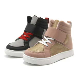 Winter Warm Children High Top Sneakers Kids Sports Shoes for Boys Girls 6 to 12 Years Old