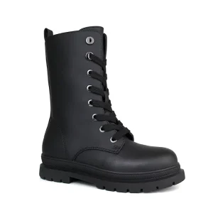 Winter Warm Genuine Leather Security Kids Guard Tactical Boots Waterproof Shoes