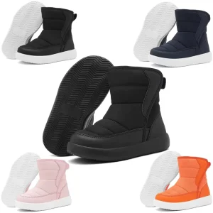 Winter Warm Kids Snow Boots Plush High Top Anti Slip Casual Children Good Waterproof Cloth Shoes Thicken Boy Girls Cotton Shoes