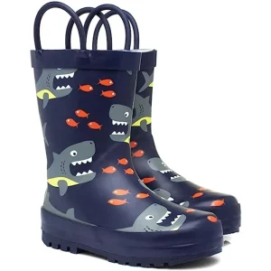 Winter Waterproof Toddler Wellington Boots with Handles and Custom Logo