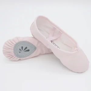 Woman Kids Canvas Soft Ballet Dance Shoes with Suede Sole