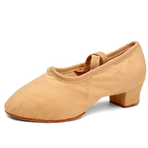 Women Custom Children Canvas Soft Sole Ballet Dance Shoes