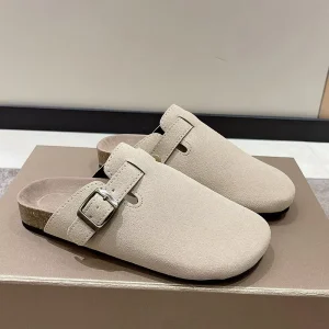Women’s Custom Classical Cork Clogs Mules Spring Autumn Garden Shoes Thick Soled EVA Anti Slip Flat Design Fashionable Trend