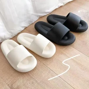 Women’s Home Slippers Open Platform Garden Clogs Slide Sandals Light Weight Thick Sole