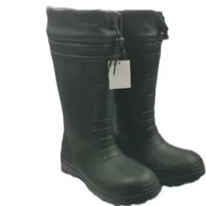 Women’s Lightweight EVA Knee High Rain Boots Mid Calf Waterproof Shoes with Anti Slip for Autumn Winter Warmth and Comfort