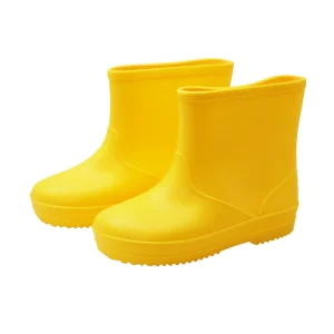XY High Quality Kids Rain Shoes Rubber Boots Elastic Waterproof Quick Dry Unisex Knee High Fashion Print Design Summer Autumn