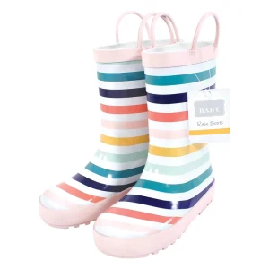 YL 25258 OEM and ODM Custom Mid Calf Outdoor Non slip Water Resistant Kids Rubber Rain Boots for Children