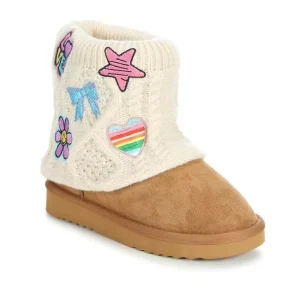 YL 26113 Fashion Mid Calf Anti-slip Warm Kids Winter Snow Boots for Toddlers