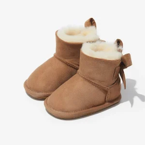 YL 26114 Warm Plush Lined Kids Snow Boots Outdoor Boys Girls Slip on Lightweight ODM OEM