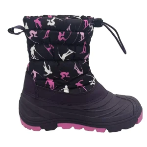 YL OEM and ODM Custom Mid Calf Outdoor Thermal Warm Waterproof Kids Children’s Winter Snow Boots for Girls