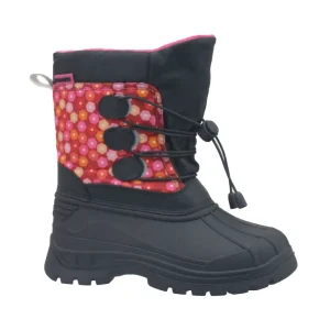 YLK3518 Mid Calf Outdoor Thermal Warm Waterproof Children’s Winter Snow Boots for Kids