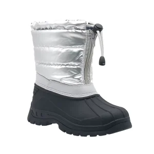 YLK444 Fashion Mid Calf Thermal Outdoor Unisex Children’s Winter Shoes Warm Waterproof Snow Boots for Kids