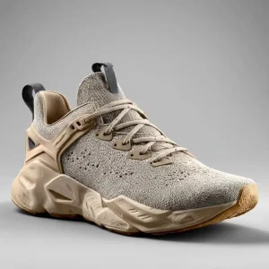 ZECOOLA ZC 012 Unisex Minimalist Sand Grey Engineered Mesh Sneakers Breathable Upper Lightweight Cushioned Sole Casual