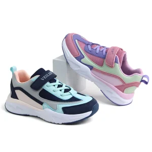 Zapatillas Para Ninor Kids Shoes Girls Lightweight Athletic Running Tennis Shoes Breathable Knit School Kids Shoes Spring