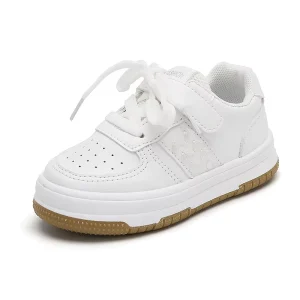 air White Shoes Leather Sport Shoes Children School Causal Shoes