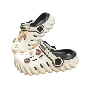slip on shoes for big kids summer model anti slip breathable thick sole cover suitable for wearing outside beach flip flops